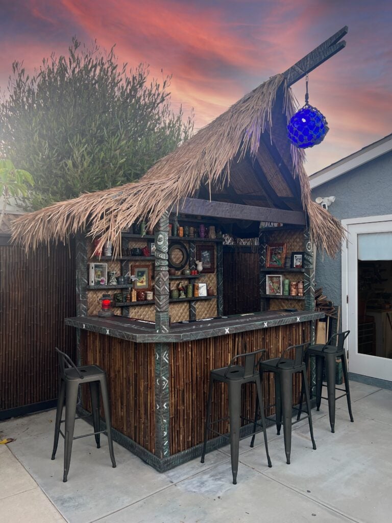 Custom Tiki Backyard Stage Builder in Thousand Oaks — carpentry