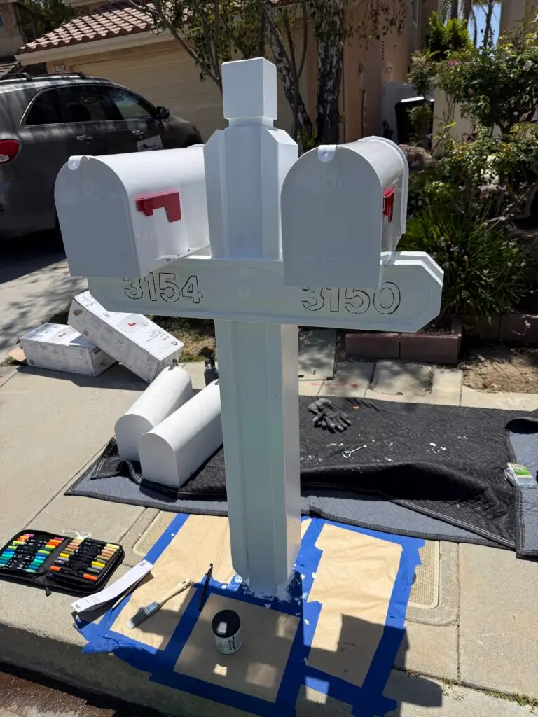 Mailbox Restoration and Painting in Thousand Oaks — mailbox restoration