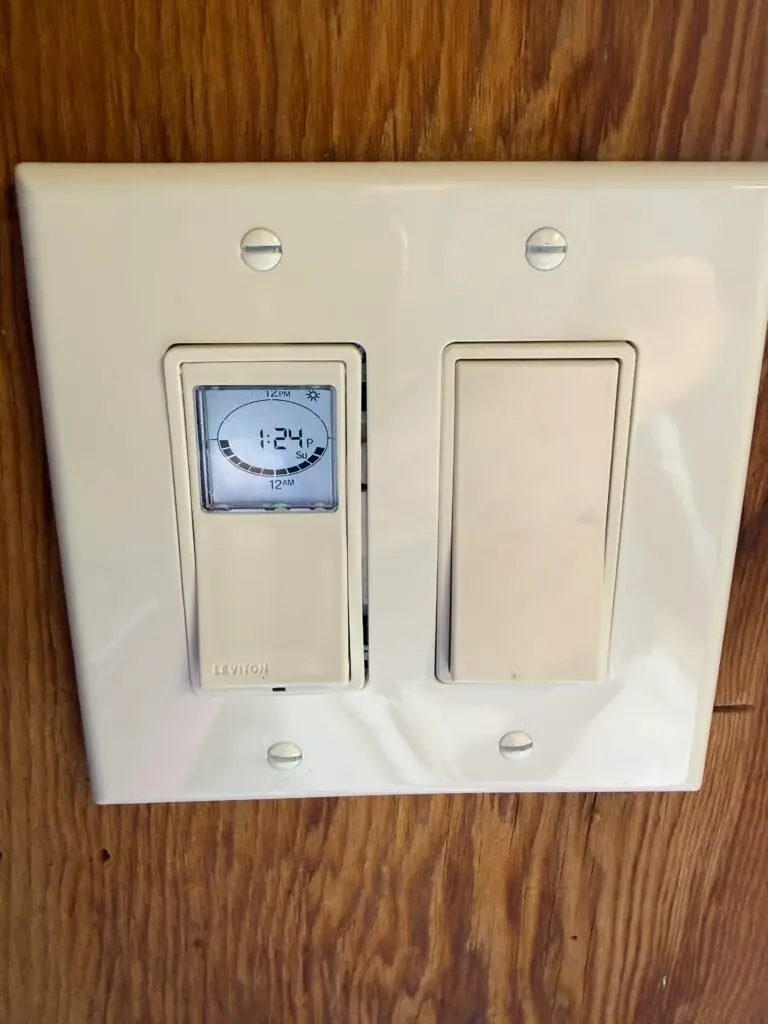 Timer Switch Replacement in Newbury Park — faceplate installation