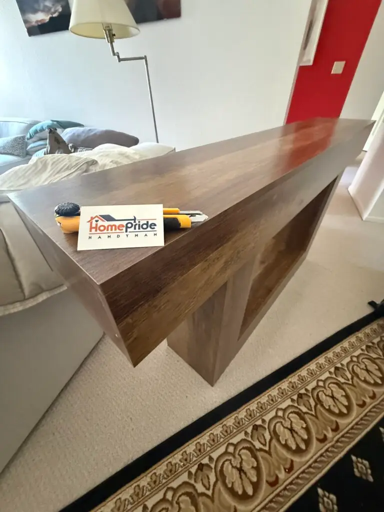Entryway Table Assembly in Oak Park — entryway table assembly